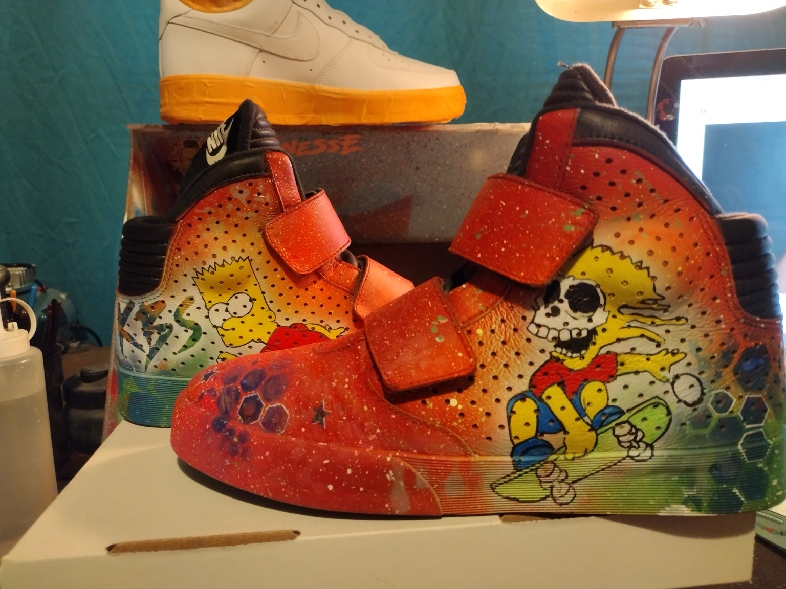 Colorful custom high tops